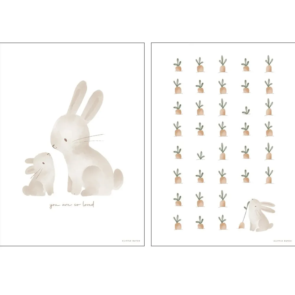 Little Dutch Poster Baby Bunny - A3