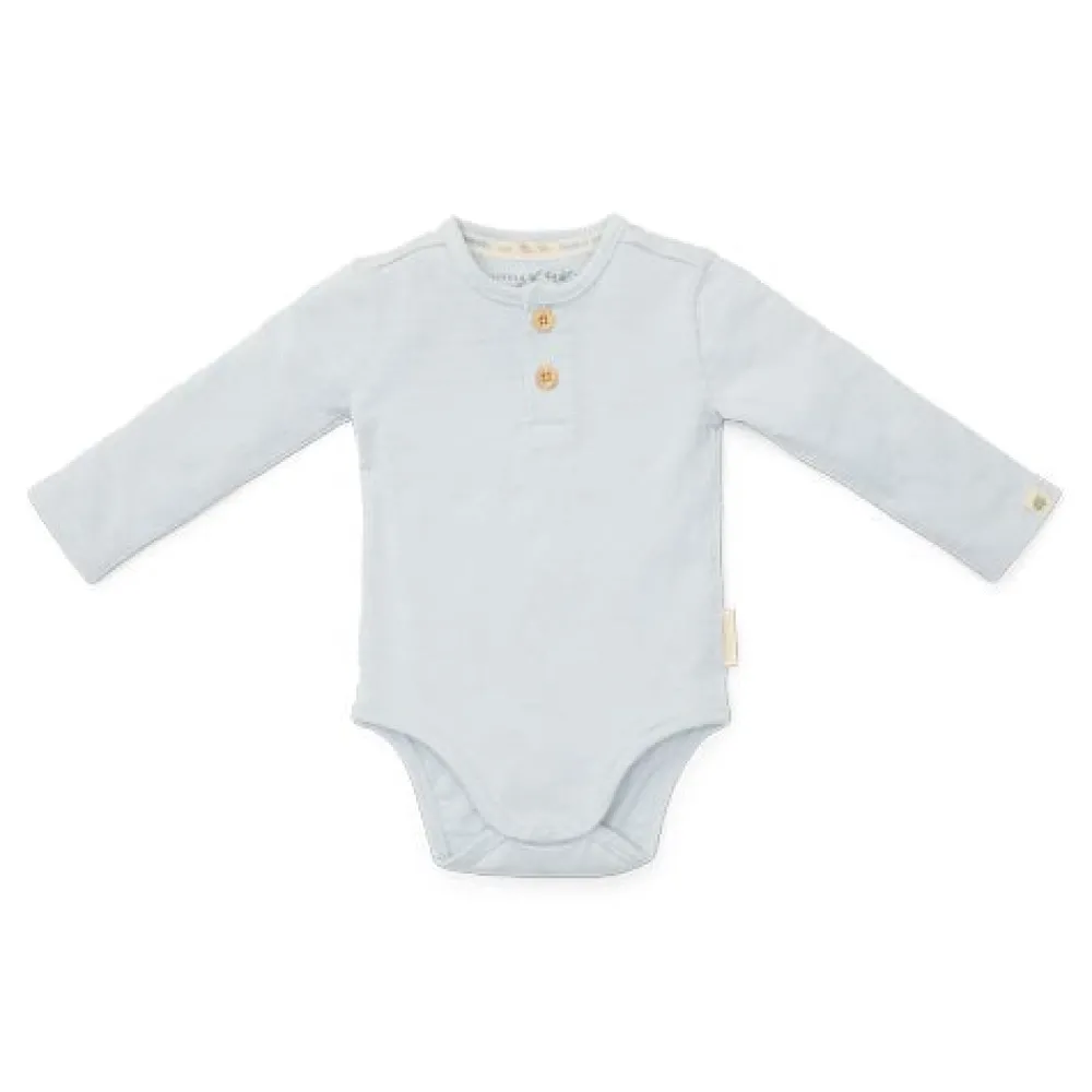 Little Dutch Romper lange mouw - Blauw - Forest Friends