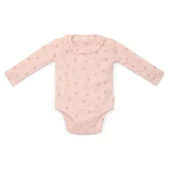Little Dutch Romper lange mouw - Roze - Fairy Garden - Fairy Flowers
