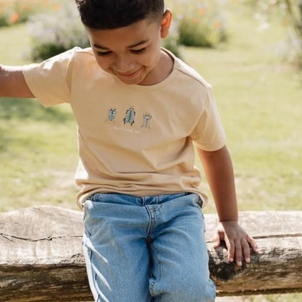 Little Dutch Shirt korte mouw - Bruin - Forest Friends