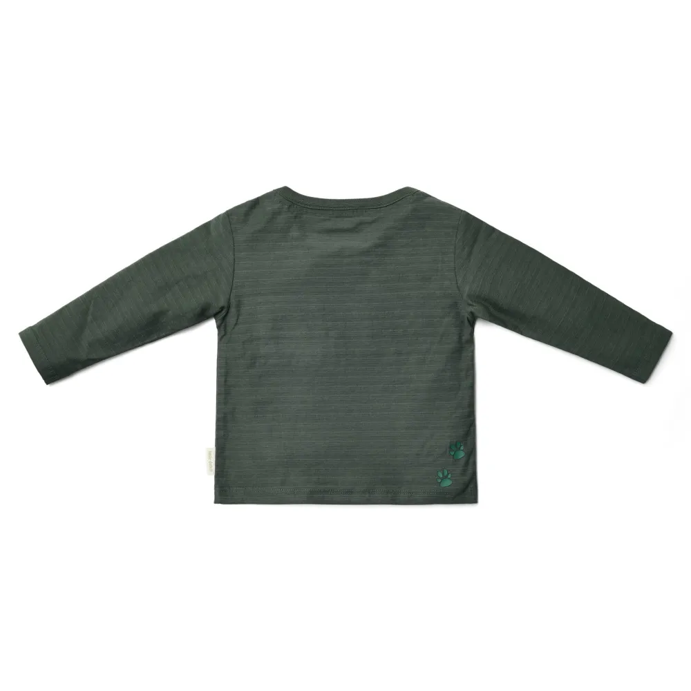 Little Dutch Shirt lange mouw - Groen - Forest Friends