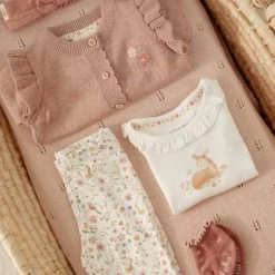 Little Dutch Shirt lange mouw - Ruches - Wit - Fairy Garden