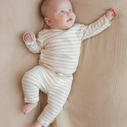 Little Dutch Shirt lange mouw - Zand - Newborn Naturals