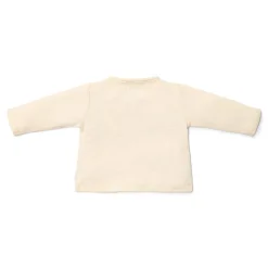 Little Dutch Shirt overslag lange mouw - Beige - Newborn Naturals