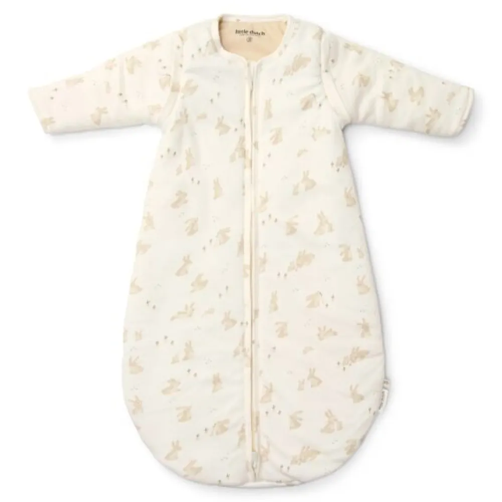Little Dutch Slaapzak winter – Wit – Maat 90 cm – Newborn Naturals – Baby Bunny
