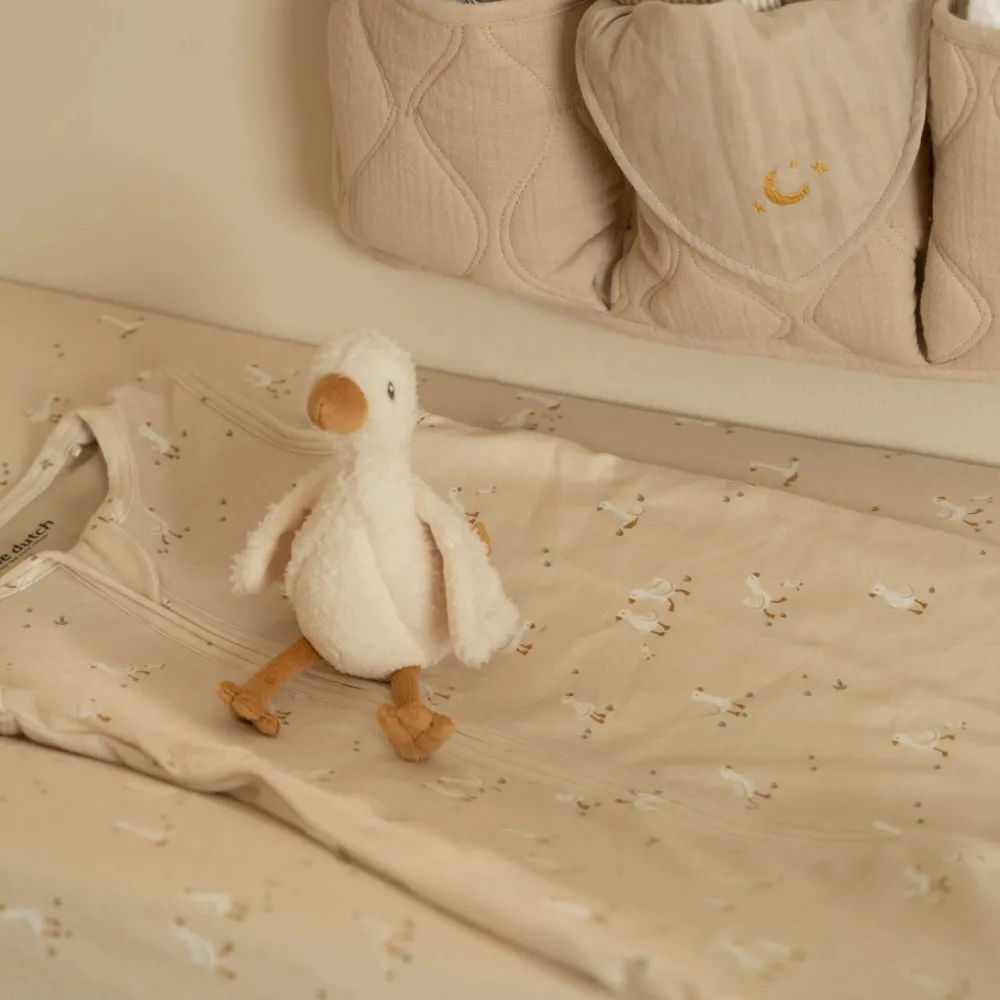 Little Dutch Slaapzak zomer – Beige – Maat 90 cm – Newborn Naturals – Little Goose