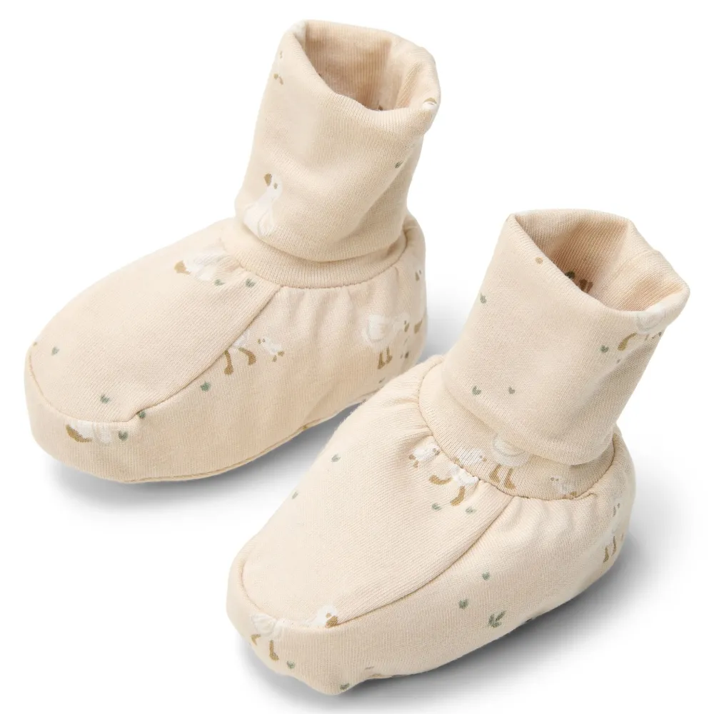 Little Dutch Slofjes - Zand - Newborn Naturals - Little Goose