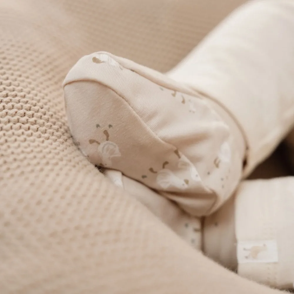 Little Dutch Slofjes - Zand - Newborn Naturals - Little Goose