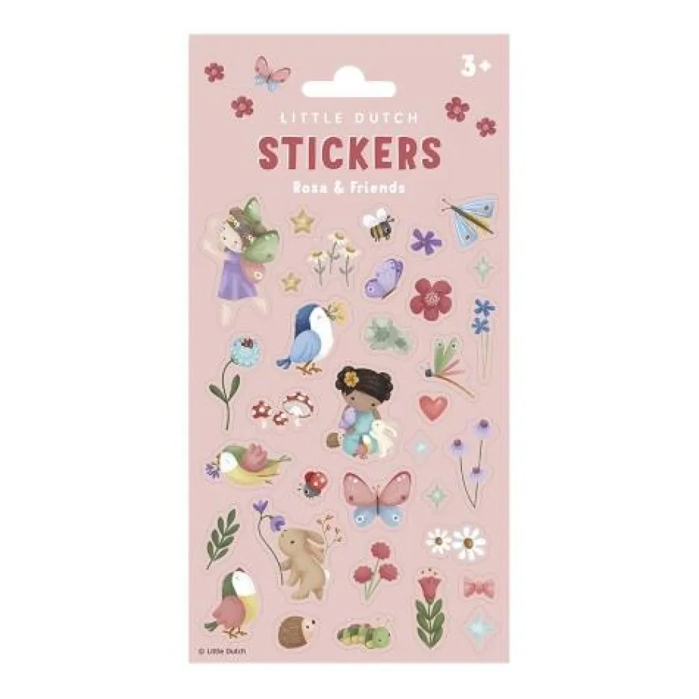Little Dutch Stickervel Rosa & Friends