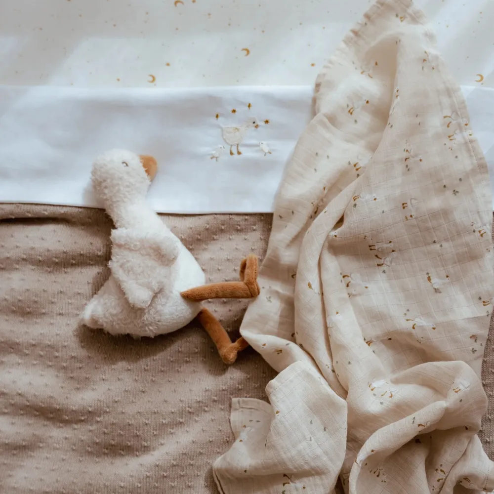 Little Dutch Swaddle - Beige - 120 cm - Newborn Naturals - Little Goose