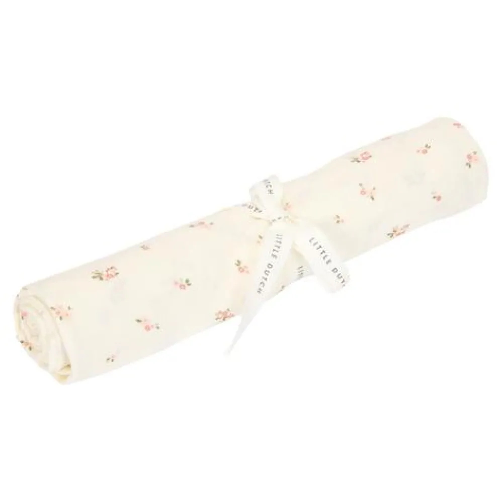 Little Dutch Swaddle - Wit - Maat 120 cm - Fairy Garden - Fairy Blossom