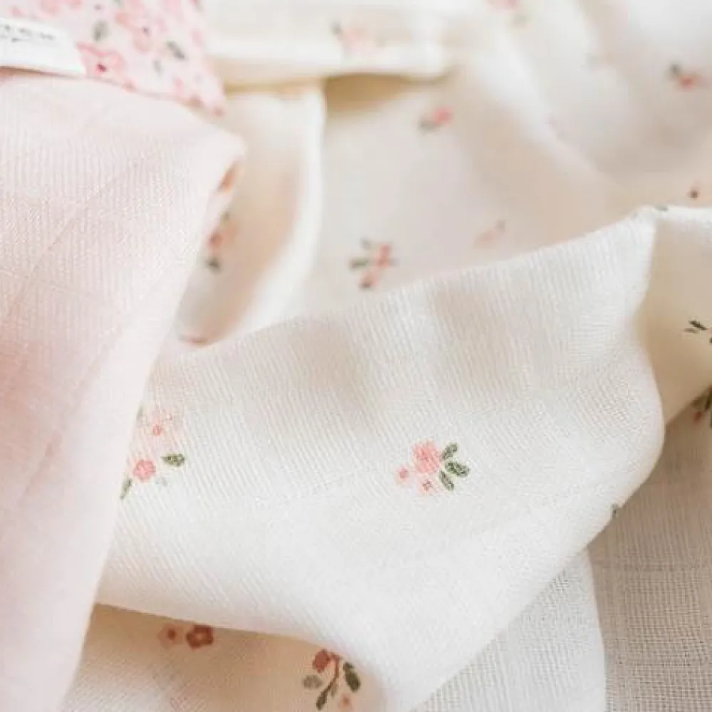 Little Dutch Swaddle - Wit - Maat 120 cm - Fairy Garden - Fairy Blossom