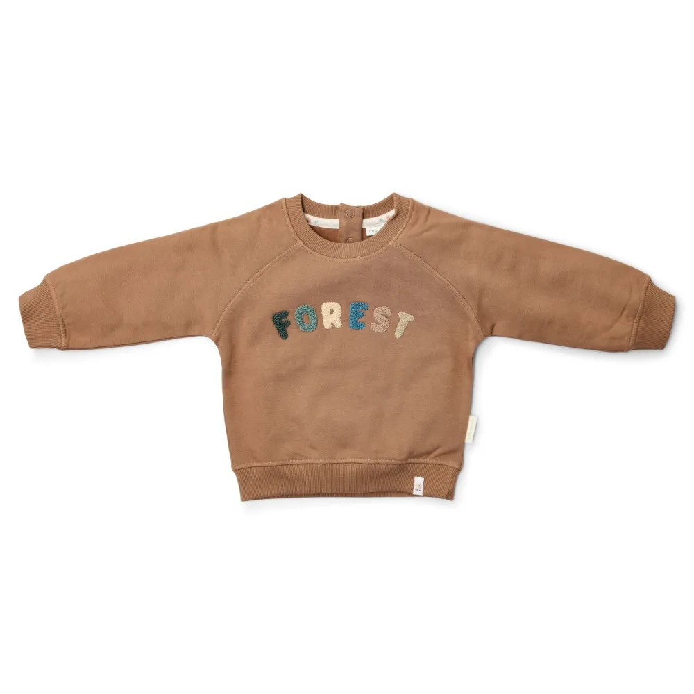 Little Dutch Sweater - Bruin - Forest Friends