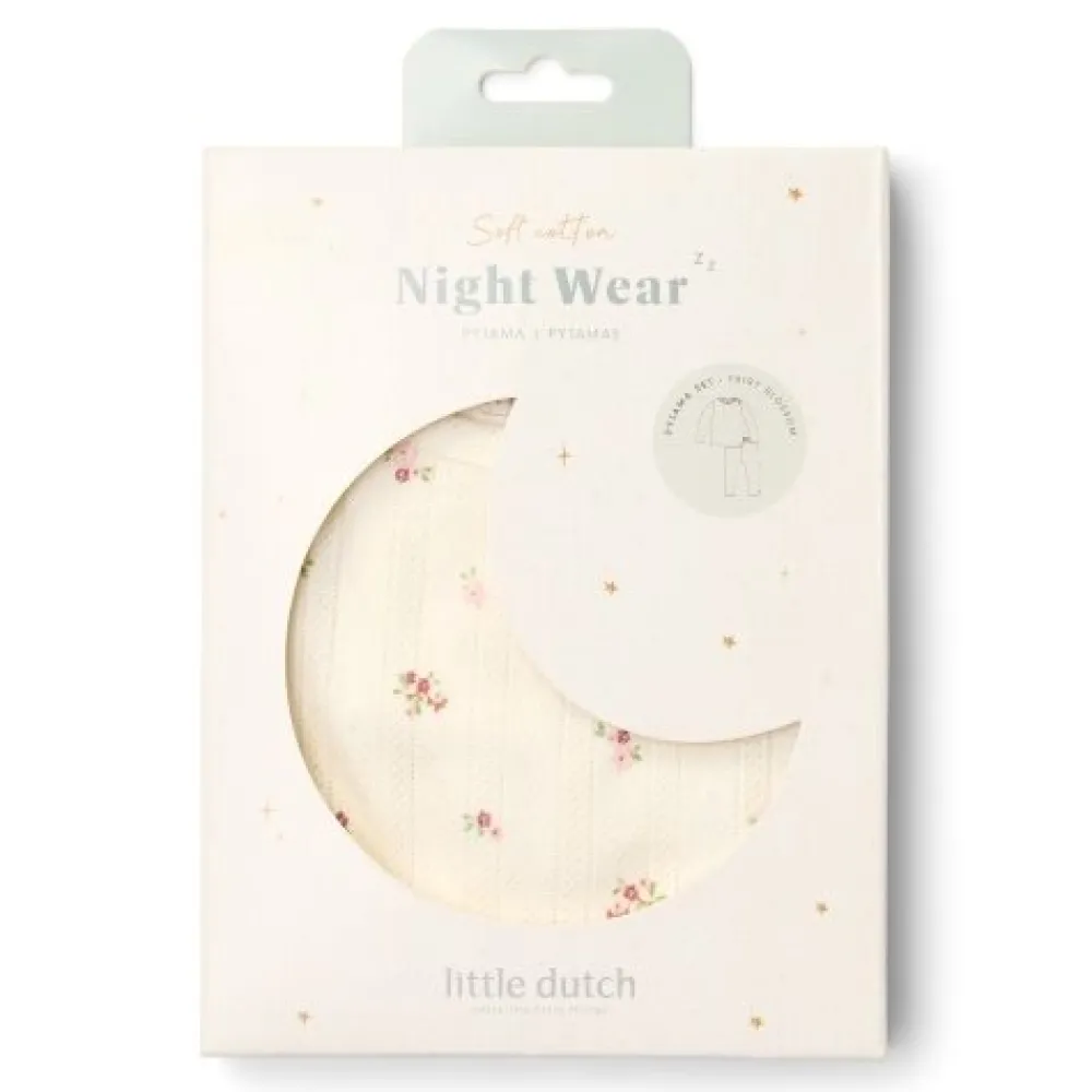 Little Dutch Tweedelige pyjama - Wit - Fairy Garden - Fairy Blossom