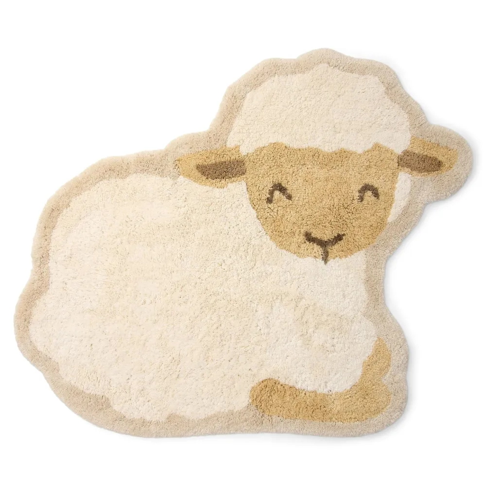 Little Dutch Vloerkleed schaap - Wit - Little Farm