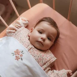 Little Dutch Wieg hoeslaken - Roze - Essentials