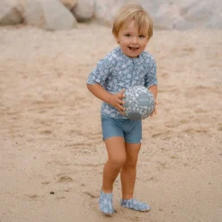 Little Dutch Zwemshirt korte mouw - Lichtblauw - Sea Life