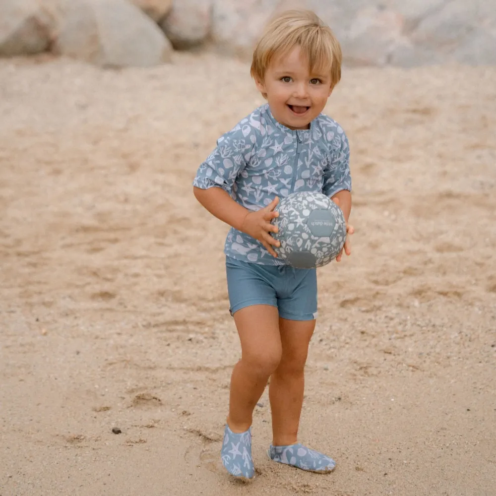 Little Dutch Zwemshirt korte mouw - Lichtblauw - Sea Life